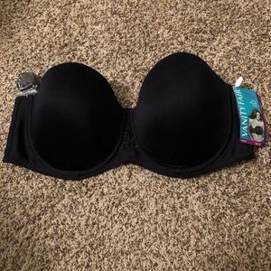 Black Strapless Bra